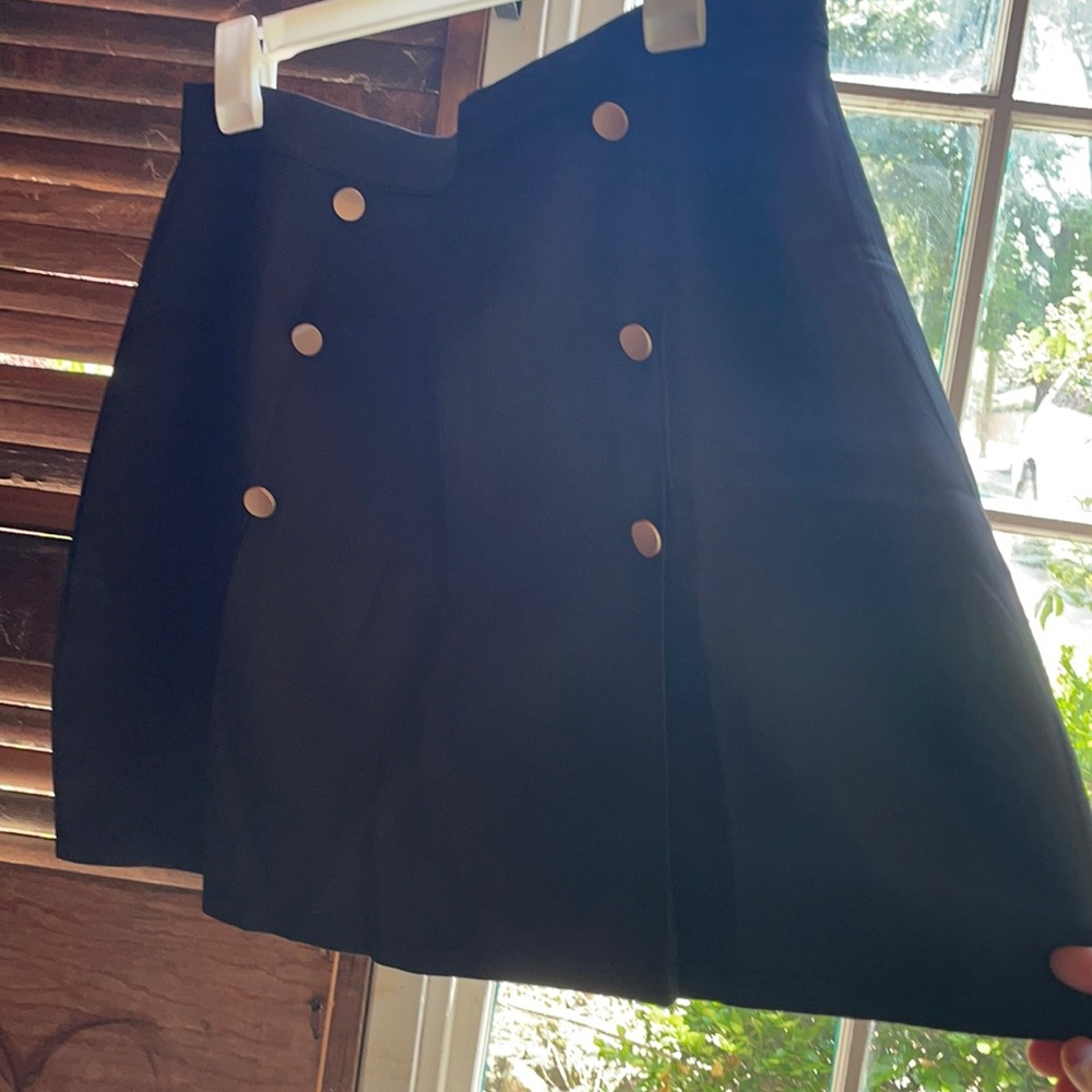 BLACK MINI SKIRT XL